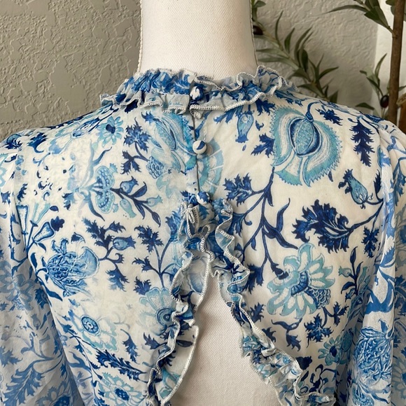 Oliviaceous Boho Waves Ombré Bohemian Style Dress - Picture 6 of 13